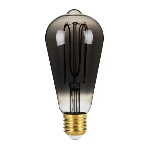Italux żarówka ST64 LED E27 4W 130lm 2200K filament ściemnialny przydymiona