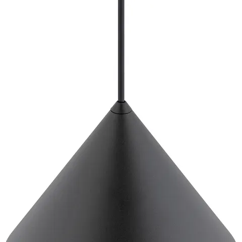Ciemno szara lampa wisząca klosz stożek Nowodvorski 10881 Zenith S GU10 20,5cm x 130cm