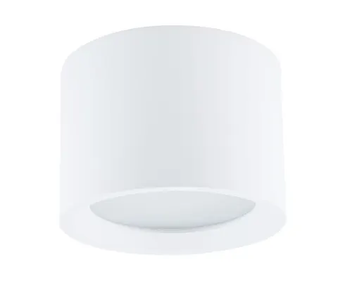 Biała lampa sufitowa punktowa walec do łazienki Nowodvorski 10483 Bol White GX53 IP54 8,5cm x 6,5cm