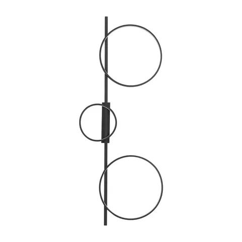 Lampa wisząca przysufitowa CIRCOLO LED 10866 Nowodvorski xLED 33W Aluminium lakierowane Czarny
