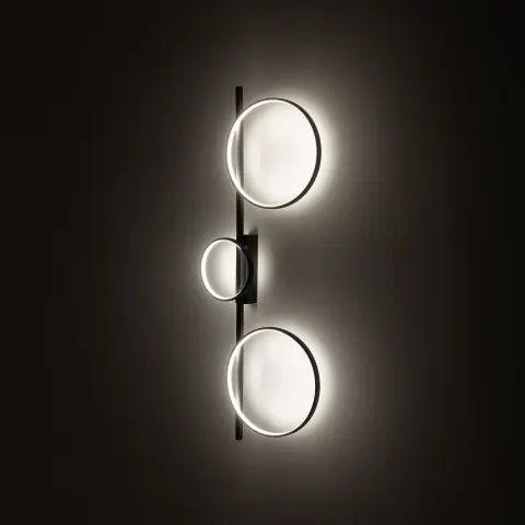 Lampa ścienno sufitowa LED CIRCOLO 3 3000K czarny Nowodvorski 10816