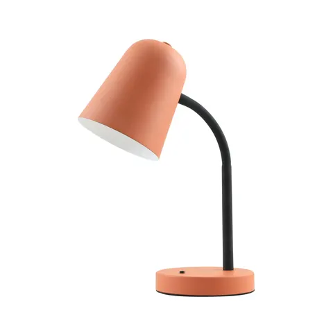 Lampka biurkowa PRATO pomarańczowa 1xE27 stojąca Italux TB-37643-OG
