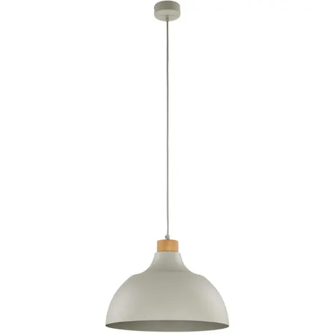 Lampa wisząca CAP 5664 TK Lighting 1xE27 15W Metal Beż
