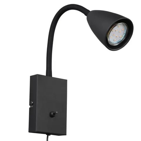 Kinkiet, lampa ścienna WANDA czarna