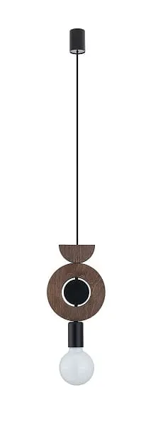 Lampa wisząca DROPS WOOD D 11176 Nowodvorski 1xE27 25W only LED Sklejka Ciemne drewno