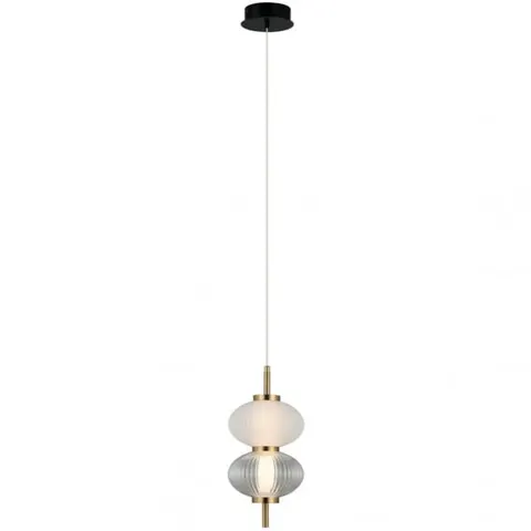 Lampa wisząca TESTA 2 LED czarna
