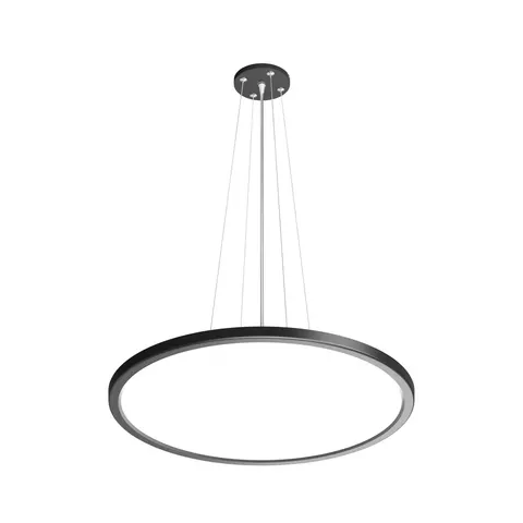 Lampa sufitowa MANITO 32W LED czarna Fi 40cm CCT wisząca zmiana barwy światła Italux PND-72843-400R-32W-BL