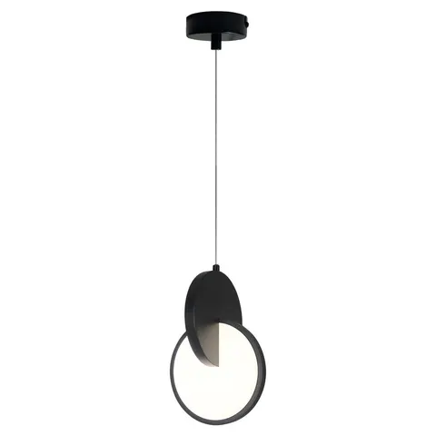 Lampa wisząca Circlo do nowoczesnego salonu źródło LED CTT LP-1311/1P BK Light Prestige
