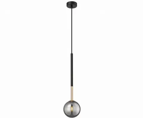 Lampa sufitowa wisząca ARCTURUS czarno złota