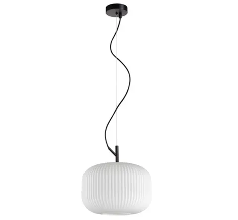 Lampa sufitowa wisząca RUES M 25cm czarna
