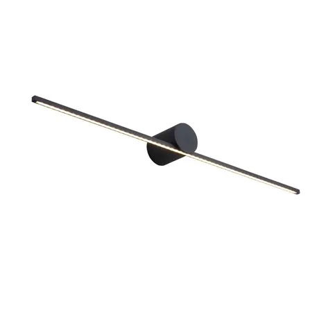 Nowoczesna lampa ścienna MODERN SLIM nad lustro czarna LED 1100lm barwa ciepła LP-777/1W L BK Light Prestige