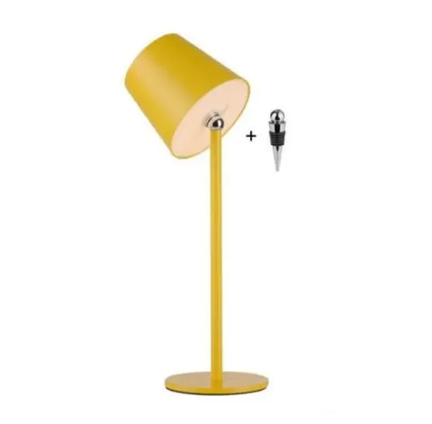 Lampka stołowa BOTERIA żółta LED przenośna regulowana IP54