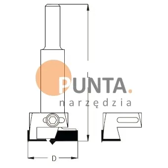 WPW Wiertło puszkowe nastawne MPA MPA6002