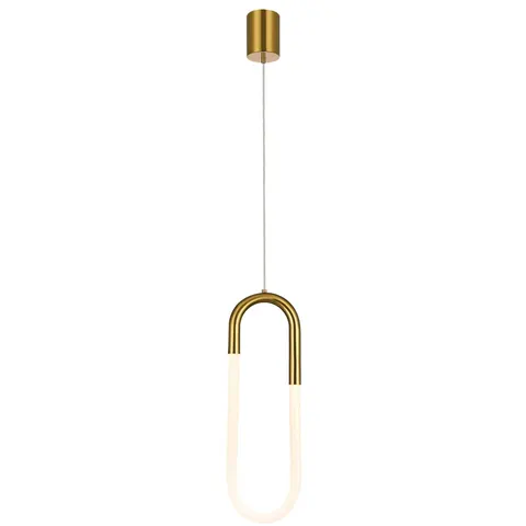 Lampa sufitowa wisząca NEXUS LED złota