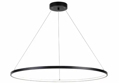 HORIK 90cm lampa sufitowa wisząca LED czarna