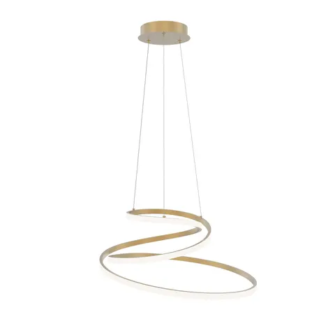 Lampa sufitowa LORILA 60W LED złota wisząca Ring Italux CCT PND-2168-M-GD