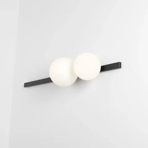 Lampa ścienna, kinkiet czarna GARDA 2