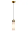 Lampa wisząca G9 40W SANTOS mosiężna