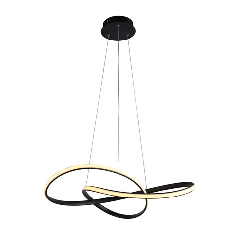 Lampa wisząca, sufitowa LED CONSA czarna