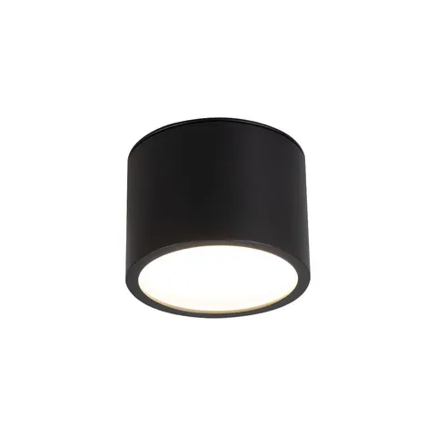 Lampa natynkowa łazienkowa czarna tubka KENDAL IP65 na GX53 LP-6331/1SM IP65 BK Light Prestige