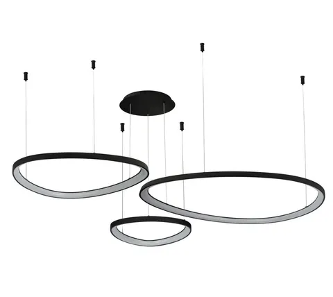 Lampa sufitowa, wisząca AMANDA 3 LED czarna