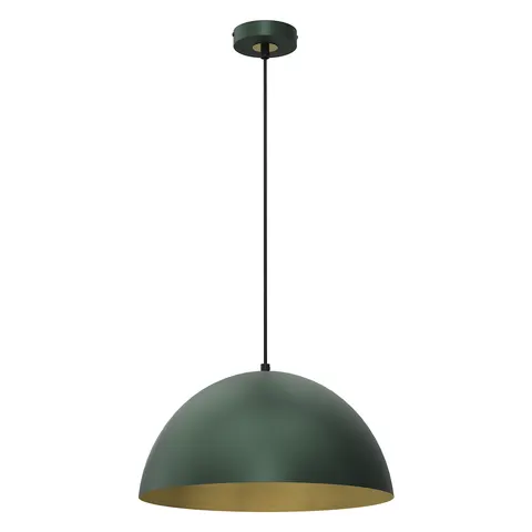 Lampa wisząca BETA zielona, złota