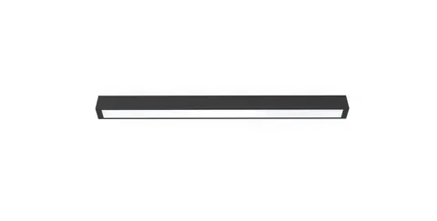 Czarna podłużna lampa sufitowa listwa Nowodvorski 7598 Straight LED Ceiling M T8 16W 92cm