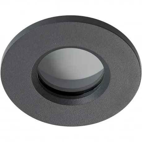 Lampa zewnętrzna podtynkowa IKA ROUND szara IP65