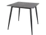 Stół kwadratowy RION 80 cm czarny