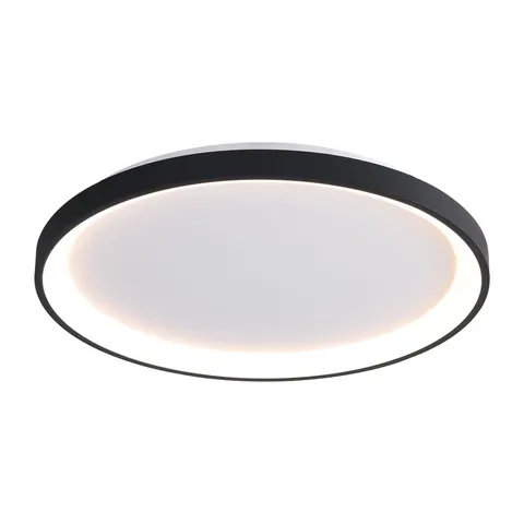 Plafon RADEN 50W LED czarny 58cm Italux 3000K - 6500K 2900Lm CLN-3151-M-BK