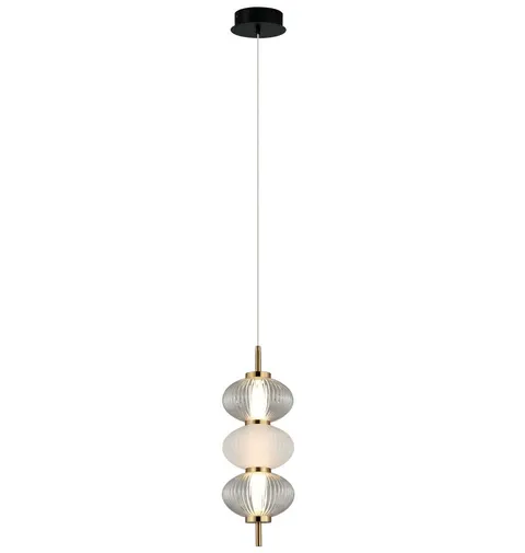 Lampa sufitowa wisząca TESTA 3 czarna