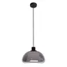 Lampa sufitowa, wisząca APIRO czarna, dymione szkło