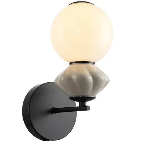 Lampa ścienna, kinkiet BALOS A czarny