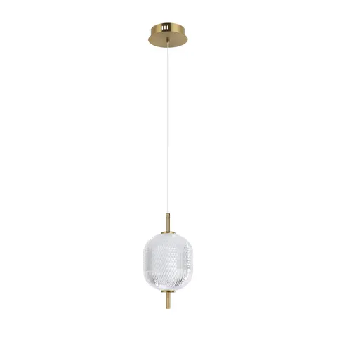 Lampa sufitowa CORADO 8W LED złota 830Lm 3000K Italux PND-81438-1A-GD