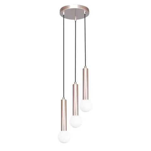 Lampa sufitowa, wisząca FILANO beżowa