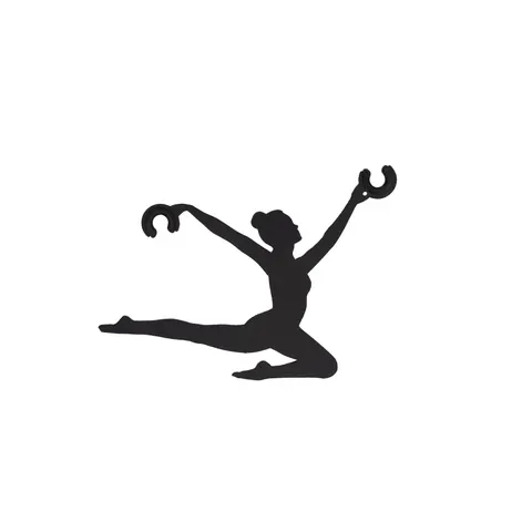 Uchwyt dekoracyjny BALLERINA czarny