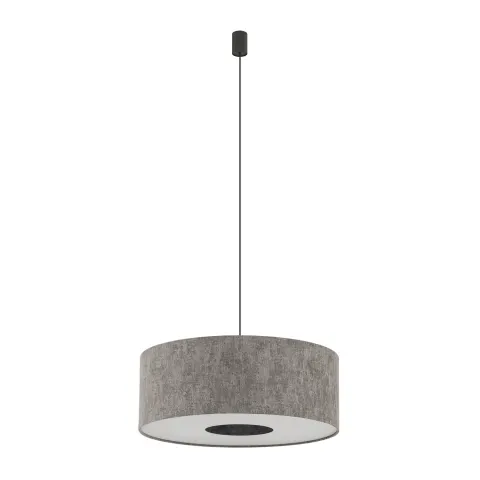 Lampa wisząca LAGO M 11674 Nowodvorski szary abażur z regulacją – elegancki zwis E27 do nowoczesnych wnętrz