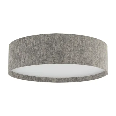 Plafon sufitowy LAGO M 11680 Nowodvorski szary z tkaniny, 4 źródła światła E27, 65 cm elegancka lampa do salonu i jadalni