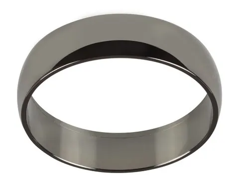 Pierścień dekoracyjny ring do lampy ADAMO RING chrom czarny