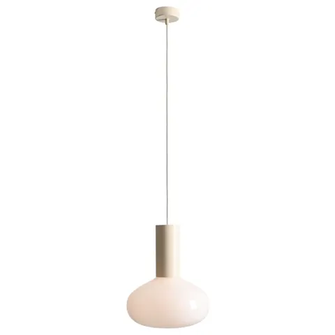 Lampa sufitowa wisząca FLO CREAM S kremowa