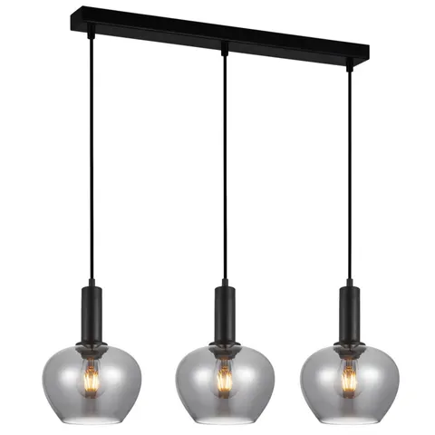 Lampa sufitowa wisząca STABLA czarna dymiona