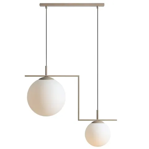 Lampa sufitowa, wisząca ZAC 2 beżowa matowa