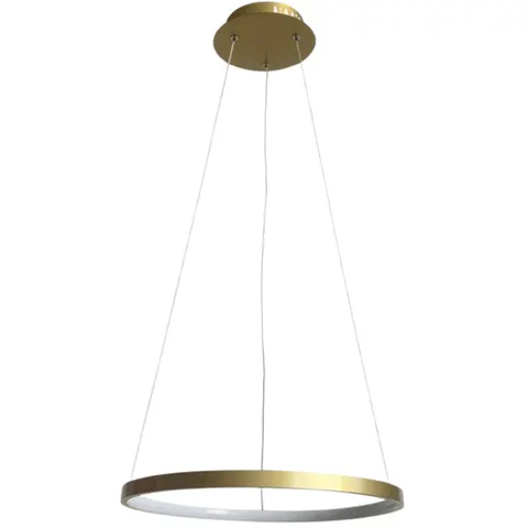 Lampa wisząca LUNE LED 25W 40 cm złota