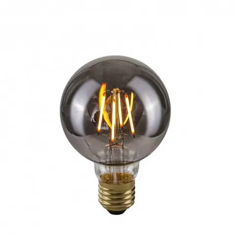Italux żarówka G80 LED E27 4W 180lm 2200K filament ściemnialny przydymiona