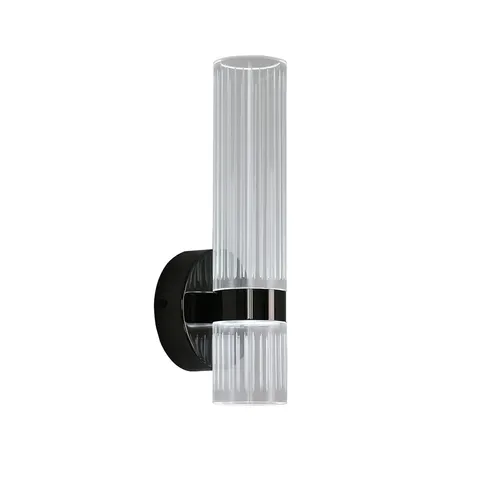 Stylowy kinkiet z akrylowym kloszem AMBIENTE, grafitowe elementy, LED 18W LP-1510/1W GR Light Prestige