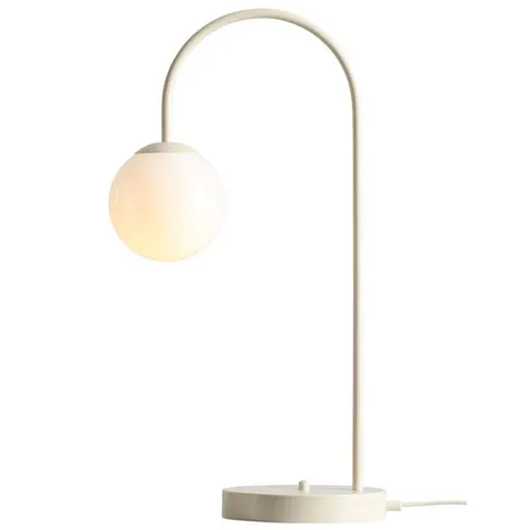 Lampa biurkowa UNA kremowa