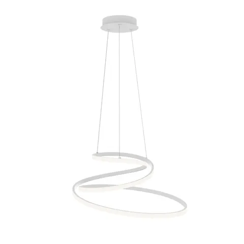 Lampa sufitowa LORILA 60W LED biała wisząca Ring Italux PND-2168-M-WH