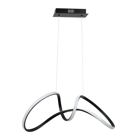 Lampa sufitowa TESORO czarna 48W LED 4000K Milagro ML7951