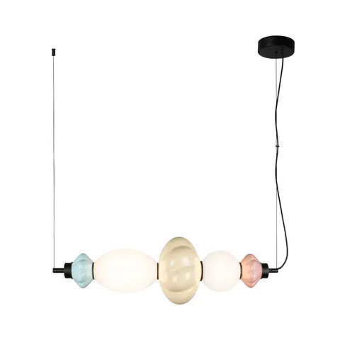 Lampa sufitowa TORDI 18W LED niebieska zielona 2208Lm 3000K Italux PND-94721-2A-MLTI