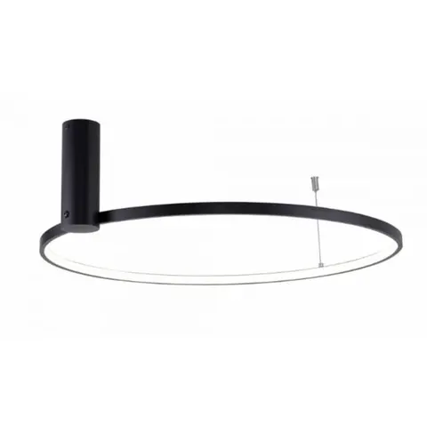 Lampa sufitowa, okrąg LED HORIK 32 W czarna